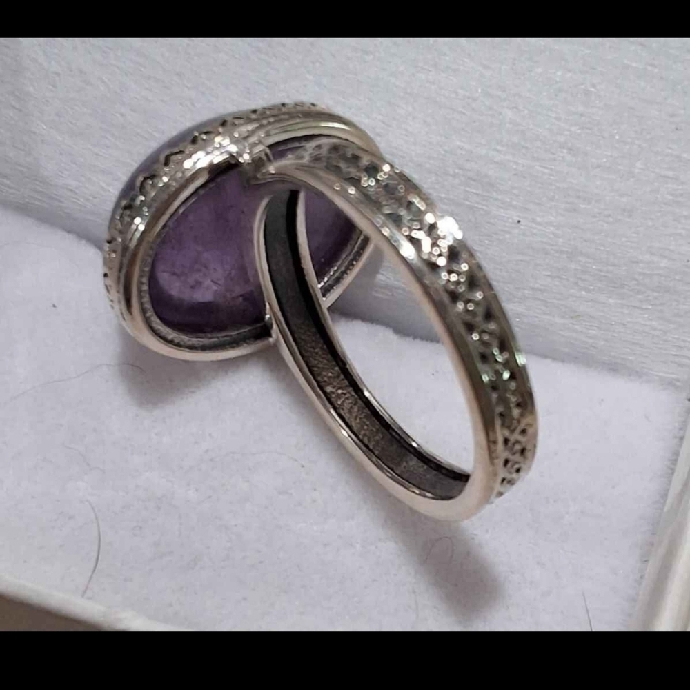 Amethyst Statement Ring - image 2